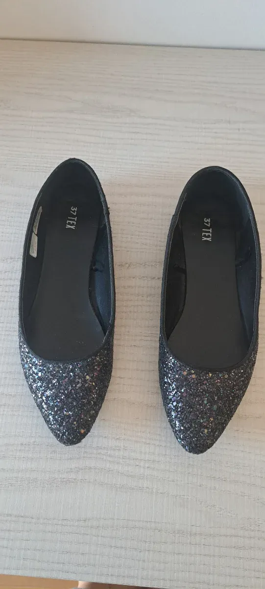 Manoletinas 37 TEN negras talla 37