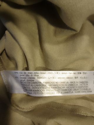 Vestido midi Zara beige