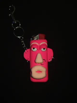 Llavero Mechero Hecho a Mano