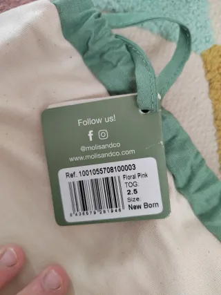 Saco Molis&Co recién nacido