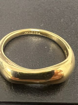 Anillo Pandora Baño de oro