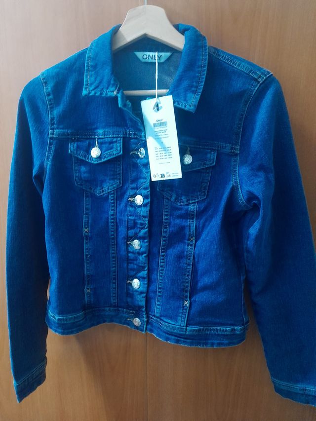 Chaqueta vaquera ONLY azul talla S