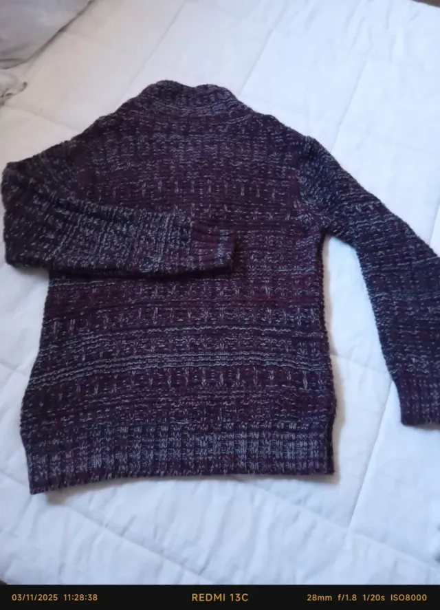 Jersey de lana trenzado.