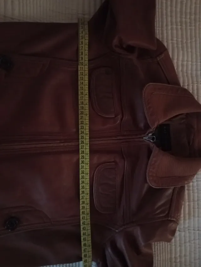 Cazadora Piel Mujer Marrón