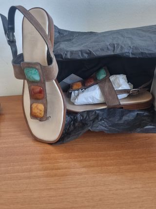 Sandalia de verano multicolor