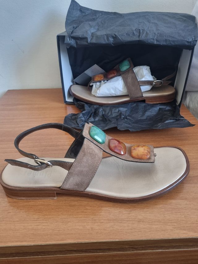 Sandalia de verano multicolor