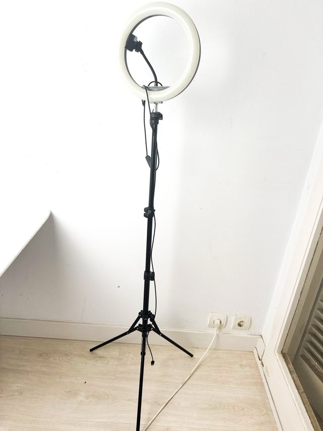 Anillo de luz 10 con trípode