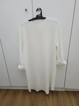 Vestido Blanco Zara Talla M