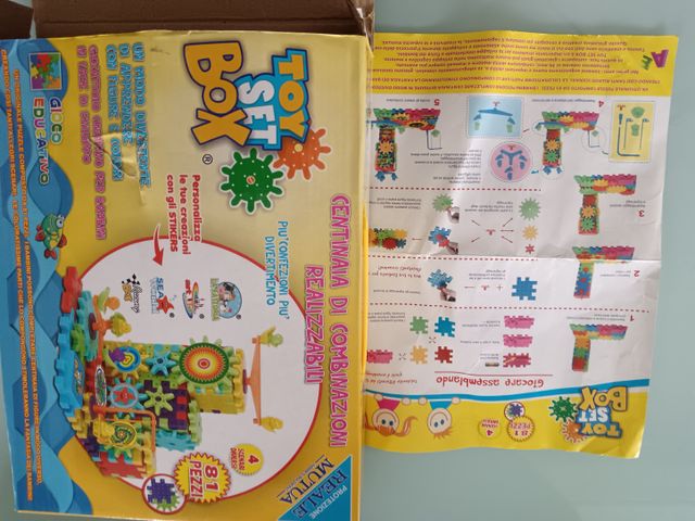 Toy Set Box Gioco Educativo 81 Pezzi