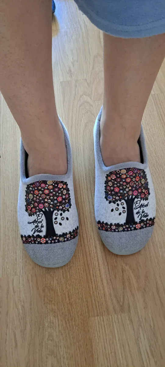 Zapatillas de casa árbol de la vida Muy calentitas