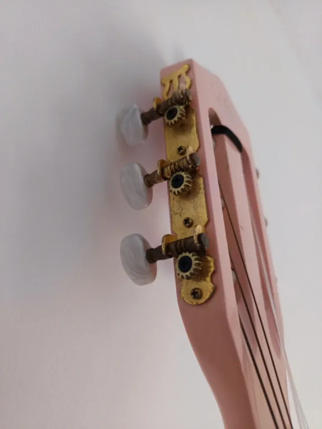 Guitarra Infantil Music Fidelity Rosa