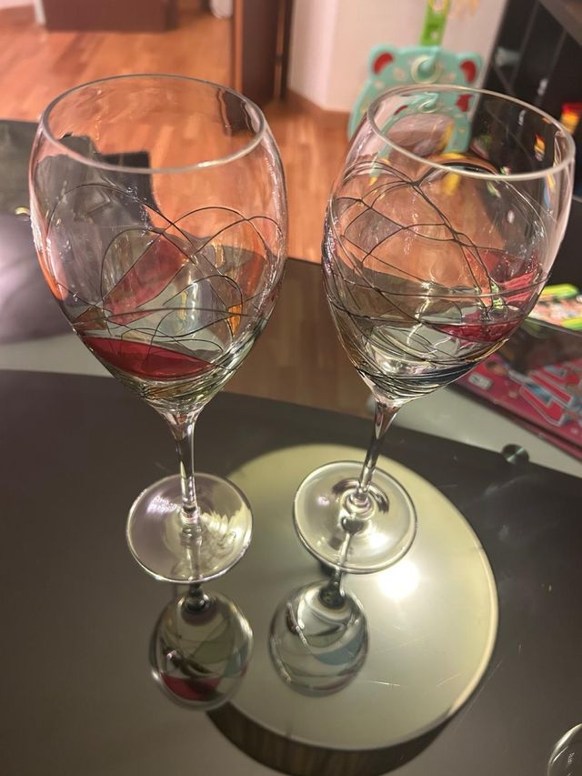 Pareja Copas Champagne Diseño