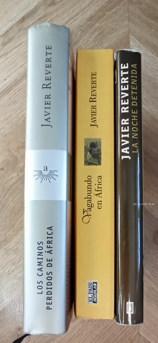 3 libros de Javier Reverte.