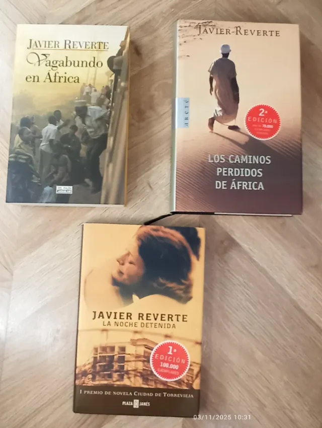 3 libros de Javier Reverte.