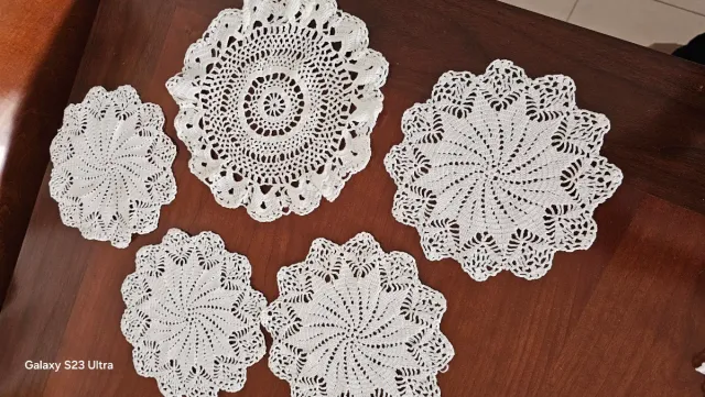 Tapetes de ganchillo hechos a mano