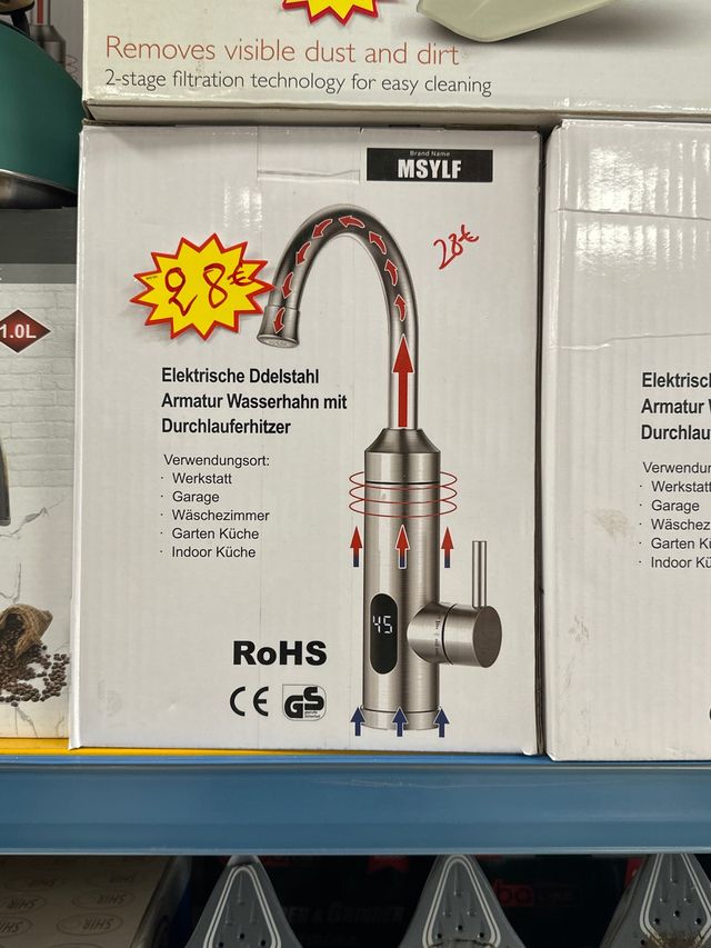 Rubinetto elettrico MSYLF con riscaldatore