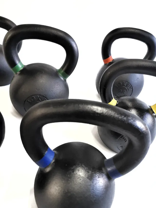 Conjunto de pesas rusas, kettlebell Boxpt
