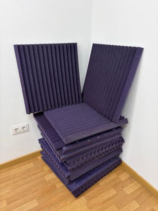 Paneles Acústicos Morados 20pcs (Estudio/Oficina)