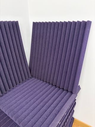 Paneles Acústicos Morados 20pcs (Estudio/Oficina)