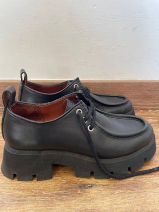 Zapatos Zara Piel Negros
