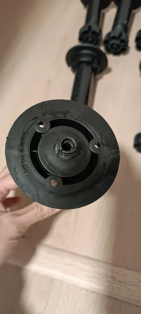 8 Patas para Muebles Cocina Negras