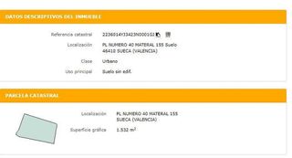 Solar en venta en Sueca ciudad en Sueca