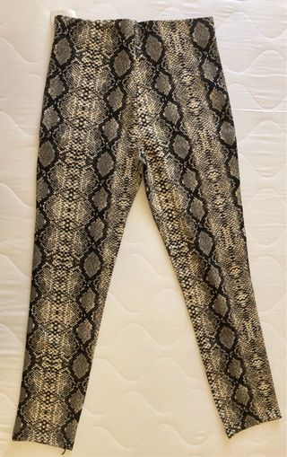 Leggings Mujer Talla L Estampado Serpiente