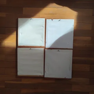 Set di 4 camerette per bambini Cuadros