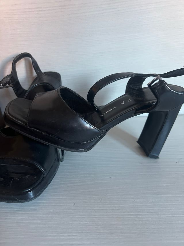 Sandalias Zara Tacón Plataforma