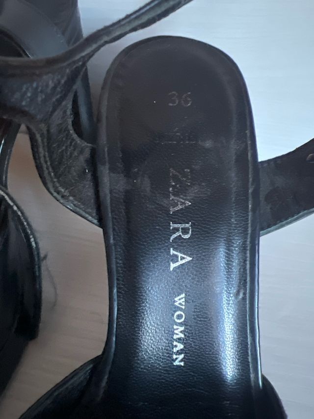 Sandalias Zara Tacón Plataforma