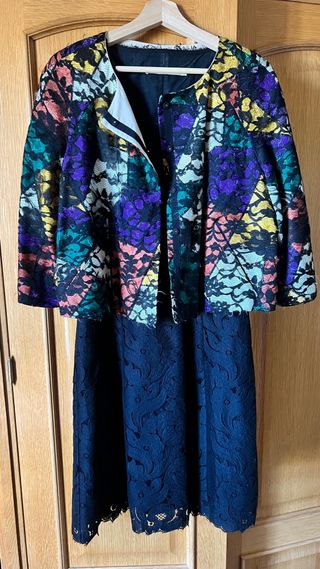 BGN Chaqueta Encaje Multicolor