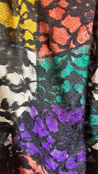 BGN Chaqueta Encaje Multicolor