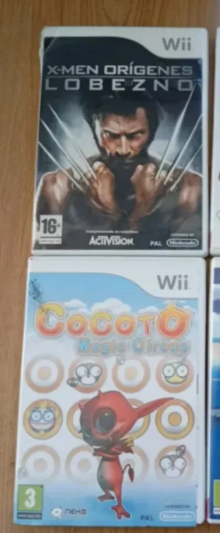 Lote 2 Juegos Wii: X-Men, Cocoto