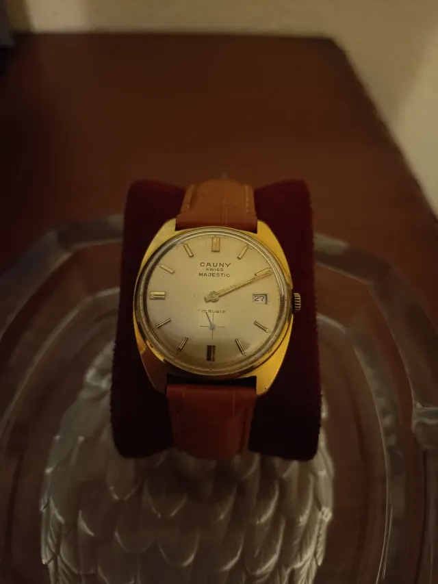 Reloj Cauny Majestic 17 Rubis Oro