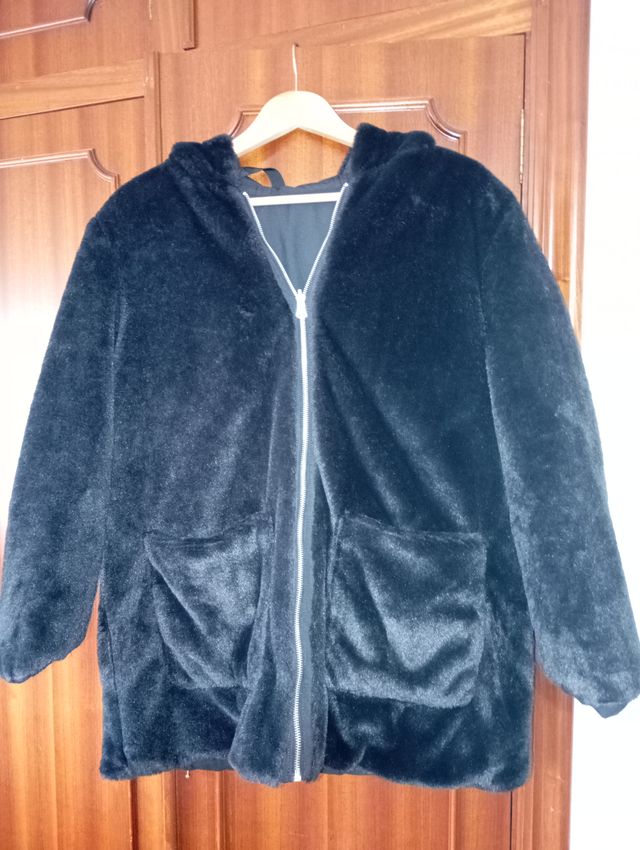 Abrigo reversible Kiabi con capucha Talla XL