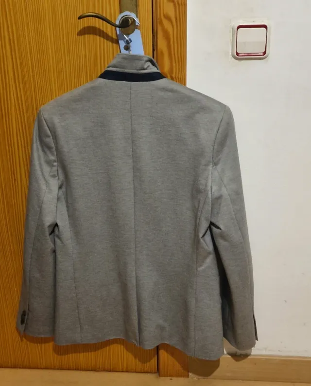 Chaqueta de traje gris