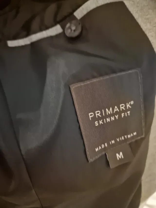 Chaqueta de traje gris