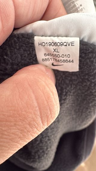 Chaqueta Nike Negra Talla M