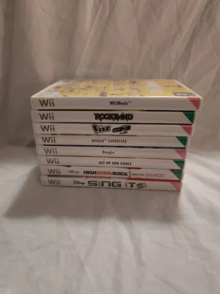 Lote 8 Juegos Wii: Música y Baile