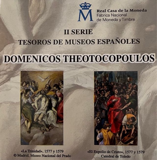 Moneda 10 euros Tesoros Museos Españoles EL GRECO