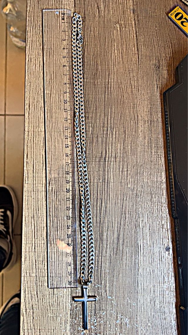 Colgante Cruz Plata Esterlina