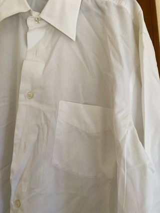 Camicia uomo Benetton bianca taglia L.