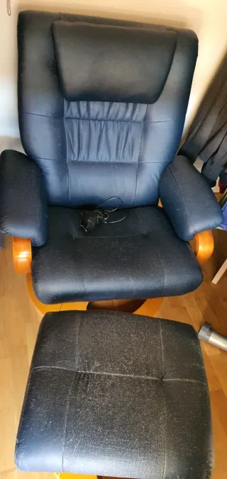 Sillón relax cuero con calor