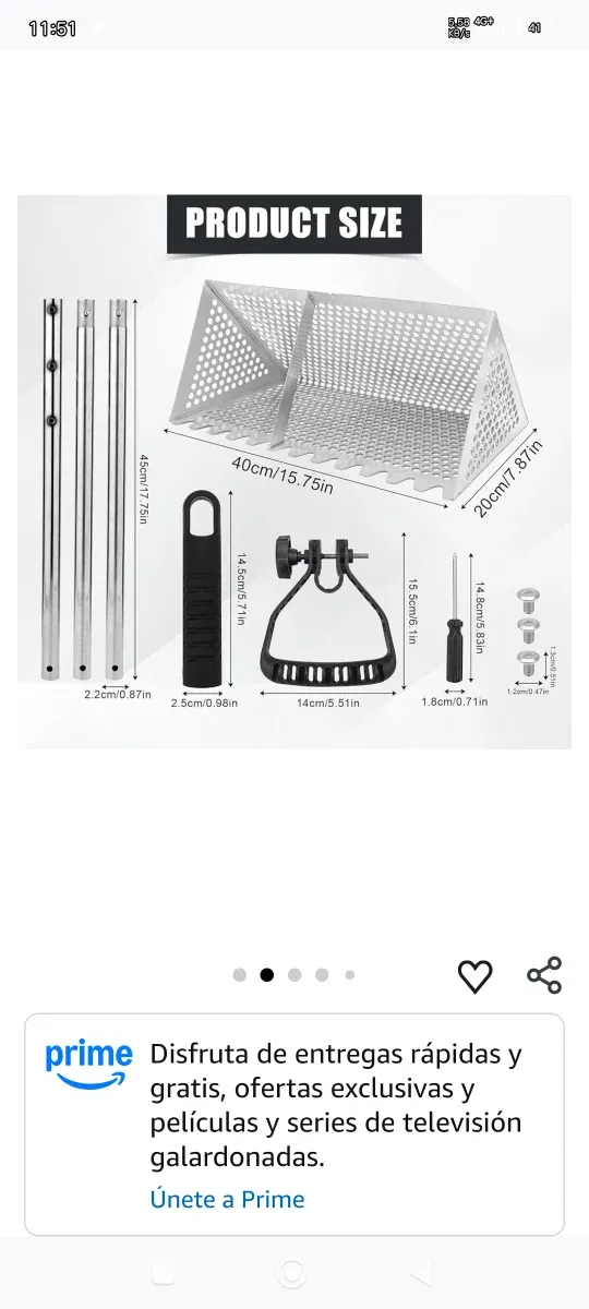 Pala para arena de metal