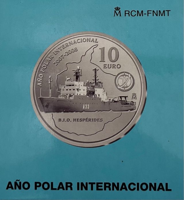 Moneda 10 Euros Año Polar Internacional 2007