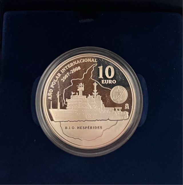 Moneda 10 Euros Año Polar Internacional 2007