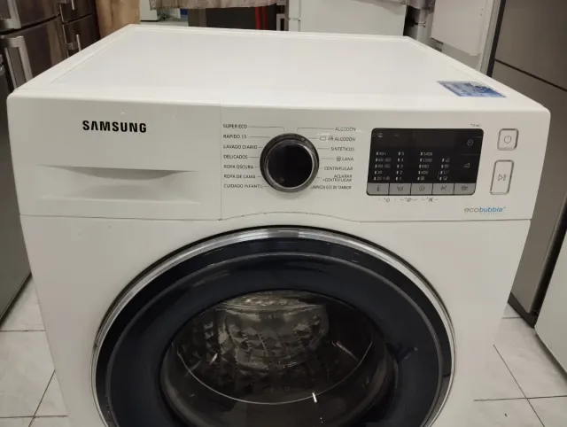 Lavadora Samsung Blanca de 8 kilos A+++