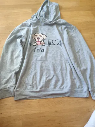 Sudadera gris chica talla S