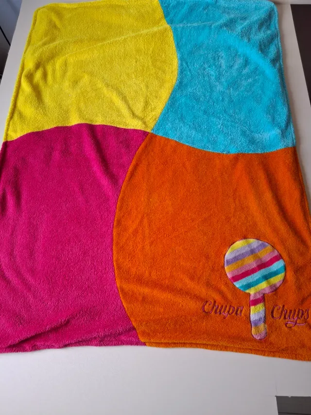 Manta bebé original reversible Chupa Chups