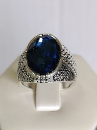 ANILLO - SELLO / UNISEX / LABRADO / CON PLATA 
